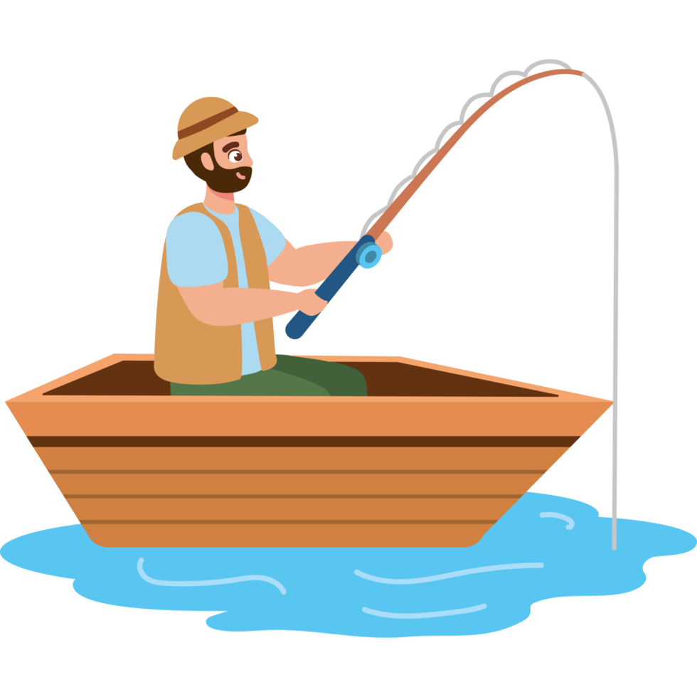 דייג בים רגוע